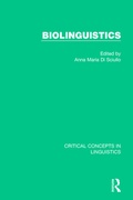 Cover: Biolinguistics vol III - Routledge