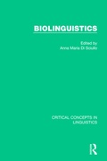 Cover: Biolinguistics vol IV - Routledge