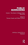 Cover: Public Borrowing, vol i - Routledge