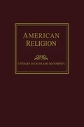 Cover: American Religion: Literary Sources and Documents - Routledge