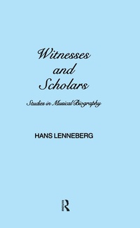 Abbildung von: Witnesses and Scholars - Routledge