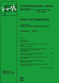 Abbildung von: Flute and Shakuhachi - Routledge