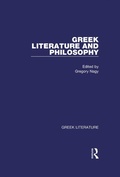 Cover: Greek Literature and Philosophy - Routledge
