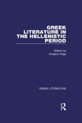 Cover: Greek Literature in the Hellenistic Period - Routledge
