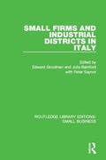 Cover: Small Firms and Industrial Districts in Italy - Routledge