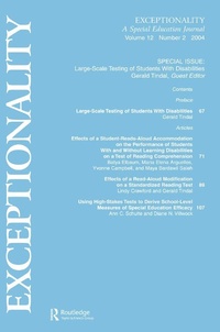 Enlarge image Cover: Large-scale Testing of Students With Disabilities - Routledge
