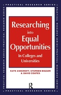 Cover: Researching into Equal Opportunities in Colleges and Universities - Routledge