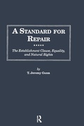 Cover: A Standard for Repair - Routledge
