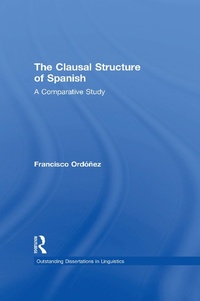 Abbildung von: The Clausal Structure of Spanish - Routledge
