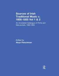 Abbildung von: Sources of Irish Traditional Music c. 1600-1855 - Routledge