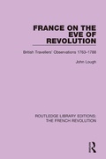 Cover: France on the Eve of Revolution - Routledge