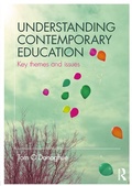 Cover: Understanding Contemporary Education - Routledge