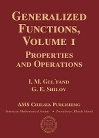 Enlarge image Cover: Generalized Functions, Volume 1 - American Mathematical Society