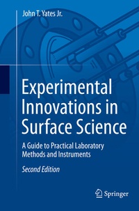 Enlarge image Cover: Experimental Innovations in Surface Science - Springer