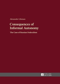 Abbildung von: Consequences of Informal Autonomy - Peter Lang Verlag