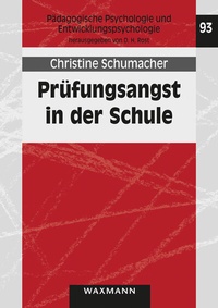 Abbildung von: Prüfungsangst in der Schule - Waxmann