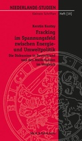 Cover: Fracking im Spannungsfeld zwischen Energie- und Umweltpolitik - Waxmann