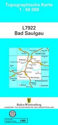 Abbildung von: L7922 Bad Saulgau - Landesamt für Geoinformation und Landentwicklung Baden-Württemberg (LGL)