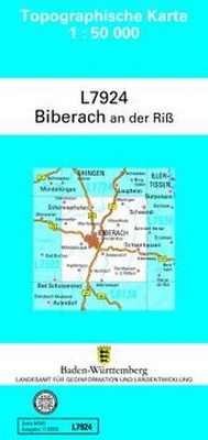 Abbildung von: L7924 Biberach an der Riß - Landesamt für Geoinformation und Landentwicklung Baden-Württemberg (LGL)