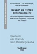 Cover: Deutsch als fremde Bildungssprache - Stauffenburg