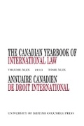 Cover: The Canadian Yearbook of International Law, Vol. 49, 2011 - University of British Columbia Press