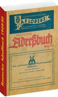 Enlarge image Cover: ROSTOCKER ADRESSBUCH 1949/50 - Verlag Rockstuhl
