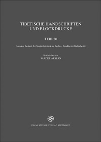 Abbildung von: Tibetische Handschriften und Blockdrucke - Franz Steiner Verlag