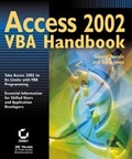 Cover: Access 2002 VBA Handbook - Sybex Inc.,U.S.