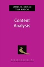 Cover: Content Analysis - Oxford University Press