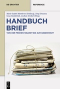 Cover: Handbuch Brief - De Gruyter
