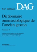 Cover: Dictionnaire onomasiologique de l'ancien gascon (DAG). Fascicule 19 - De Gruyter Akademie Forschung