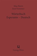 Cover: W&ouml;rterbuch Esperanto - Deutsch. Bibliographischer Nachtrag von Reinhard Haupenthal. - Georg Olms Verlag