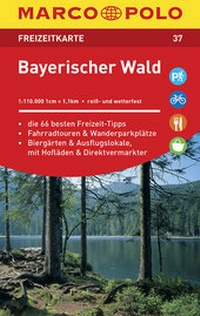 Abbildung von: MARCO POLO Freizeitkarte Blatt 37 Bayerischer Wald 1:110 000 - MAIRDUMONT