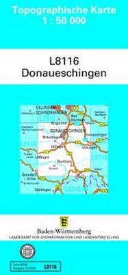 Abbildung von: L8116 Donaueschingen - Landesamt für Geoinformation und Landentwicklung Baden-Württemberg (LGL)