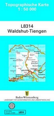Abbildung von: L8314 Waldshut-Tiengen - Landesamt für Geoinformation und Landentwicklung Baden-Württemberg (LGL)