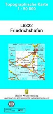 Abbildung von: L8322 Friedrichshafen - Landesamt für Geoinformation und Landentwicklung Baden-Württemberg (LGL)