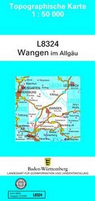 Abbildung von: L8324 Wangen im Allgäu - Landesamt für Geoinformation und Landentwicklung Baden-Württemberg (LGL)