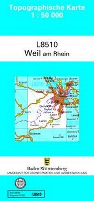 Abbildung von: L8510 Weil am Rhein - Landesamt für Geoinformation und Landentwicklung Baden-Württemberg (LGL)