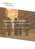 Cover: Targeting Vulnerabilities. The impact of the Syrian War and Refugee Situation on Trafficking in Persons - International Centre for Migration Policy Development