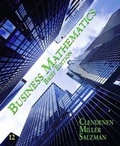 Cover: Business Mathematics: Brief Edition - Pearson
