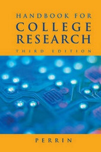 Enlarge image Cover: Handbook for College Research (with 2009 MLA Update Card) - Heinle & Heinle Publishers Inc.,U.S.