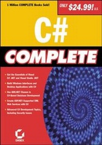 Enlarge image Cover: C# Complete - Sybex Inc.,U.S.