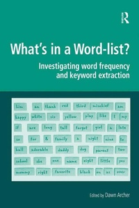Abbildung von: What's in a Word-list? - Routledge