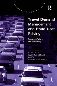 Abbildung von: Travel Demand Management and Road User Pricing - Routledge