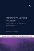 Cover: Transforming Law and Institution - Routledge