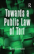 Cover: Towards a Public Law of Tort - Routledge