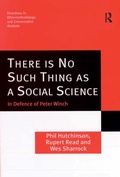 Cover: There is No Such Thing as a Social Science - Routledge
