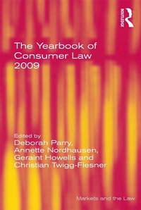 Abbildung von: The Yearbook of Consumer Law 2009 - Routledge