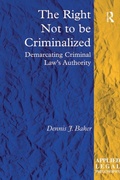 Cover: The Right Not to be Criminalized - Routledge