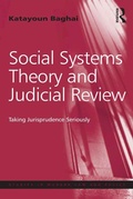 Cover: Social Systems Theory and Judicial Review - Routledge